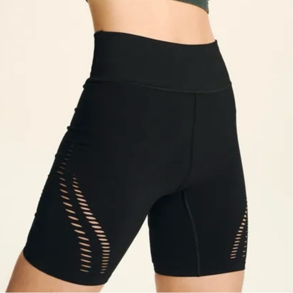 NWOT Free People Movement Hole Lotta Love Bike Shorts in Black Size XS/S